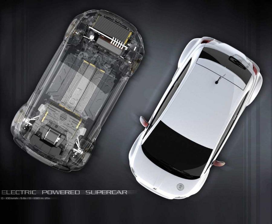 Схема Abarth 500 EV by Atomik 2010 года  (фото 3 из 5)